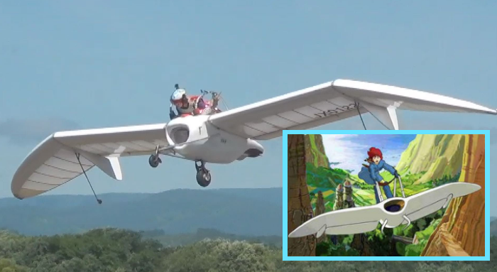 【有片】《风之谷》滑翔翼成功实体化!