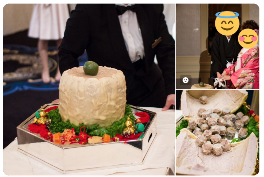 結婚仲切蛋糕 識玩的當然係切超巨型特大燒賣 Japhub 日本集合