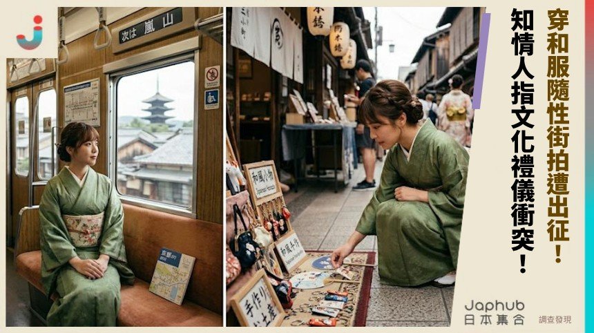 穿和服隨性街拍遭出征！ 知情人指文化禮儀衝突！